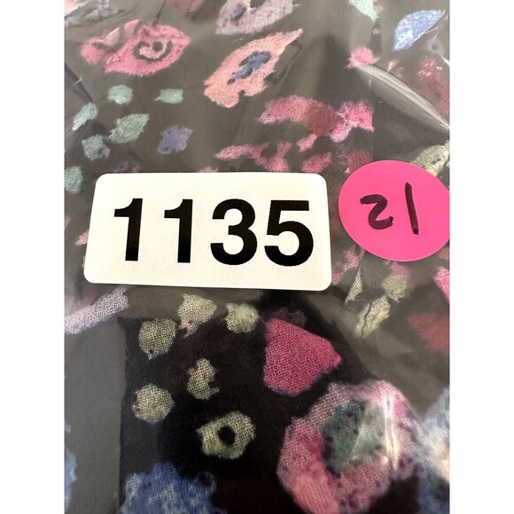 Libby Edelman Womans Floral Ruffeled Top Size 2X Whimsigoth Bloomcore - Picture 12 of 13